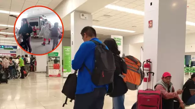 Un apagón sorprendió a los pasajeros que se encontraban dentro del aeropuerto de Mérida este viernes