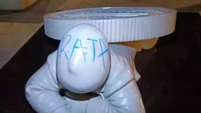 Fue detenida y llevada al Ministerio Público para que se le dicte la sanción correspondientes por los actos de vandalismos cometido 