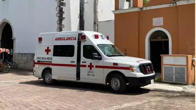 La Cruz Roja acudió a la iglesia para darle atención a la mujer