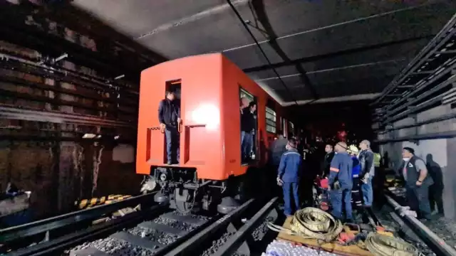 Ingenieros y técnicos del Metro trabajan de forma ininterrumpida para reanudar el servicio de la Línea 3 del Metro de la CDMX