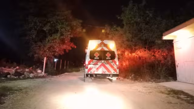 A los puntos llegaron paramédicos de la Cruz Roja