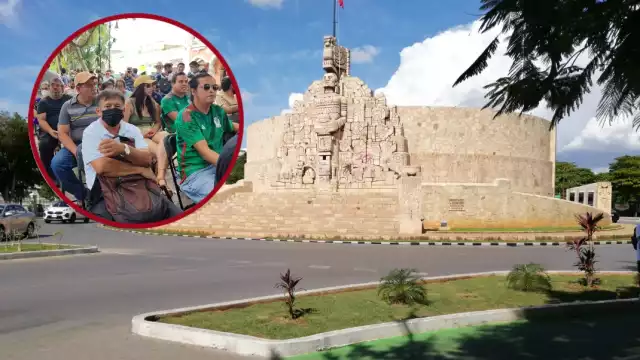 El Monumento a la Patria se vio sola tras terminar el partido