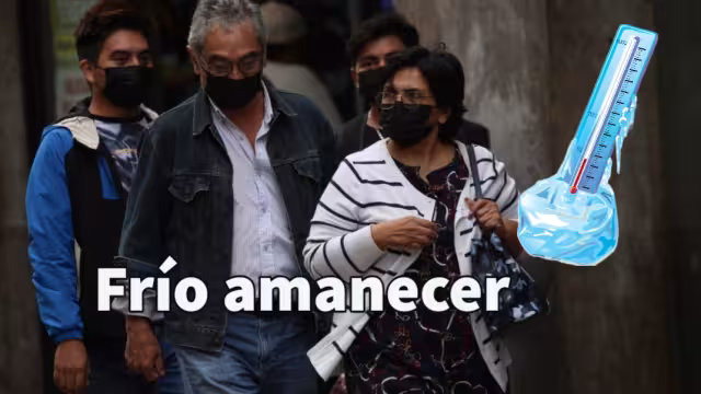 Este domingo se registró una temperatura de 7.7 grados centígrados el Sur de la Entidad. 