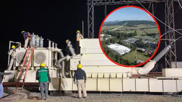 La CFE realizó trabajos para cambiar el transformador que ayude al bombeo de la planta