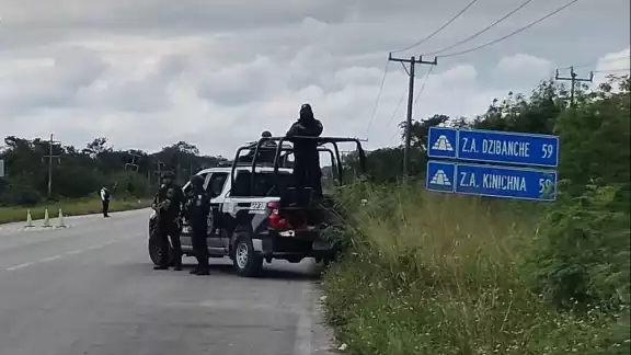 El operativo incluyó a diversos cuerpos policiacos en Chetumal