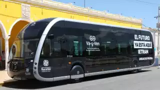 El IE-TRAM será exhibido durante varios días en Umán