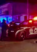 Elementos policiacos llegaron al lugar de los hechos para tomar conocimiento.