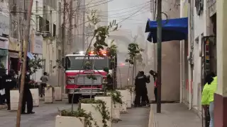 El incendio ocasionó gran movilidad en el centro de Mérida