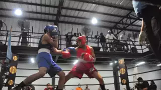 Se verificaron 3 peleas de demostración entre jóvenes promesas del pugilismo local