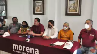 El INE informó que hubo un empate técnico entre los diputados Mario Delgado y Porfirio Muñoz Ledo. Foto: Víctor Gijón