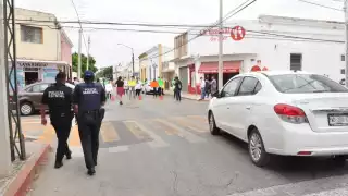 La manifestación causó caos vial y la presencia de elementos policiales