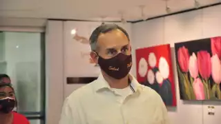 López-Gatell arribó esta tarde a la capital yucateca