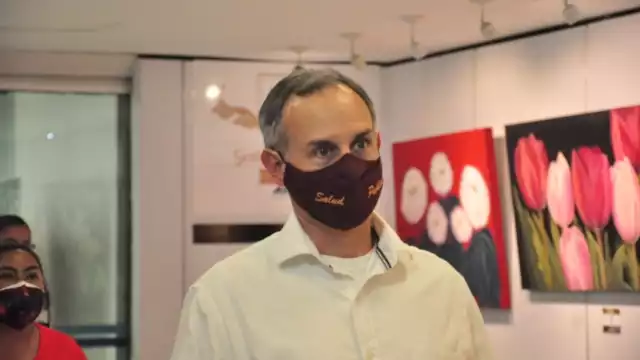 López-Gatell arribó esta tarde a la capital yucateca