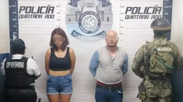 Los detenidos y las posibles drogas fueron puestos a disposición de la Fiscalía General del Estado