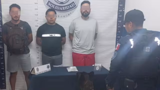 Los cuatro sujetos detenidos fueron puestos a disposición de la Fiscalía Especializada en Delitos Contra la Salud en su Modalidad de Narcomenudeo