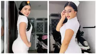 Enfermera colombiana que se hizo popular en TikTok