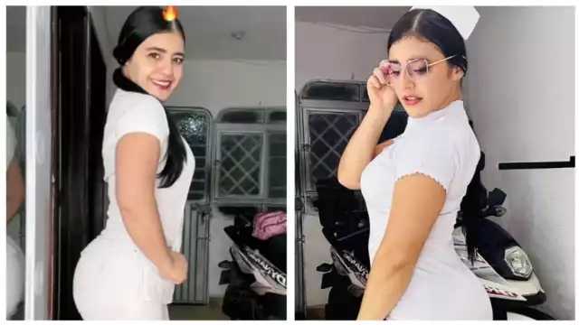 Enfermera colombiana que se hizo popular en TikTok
