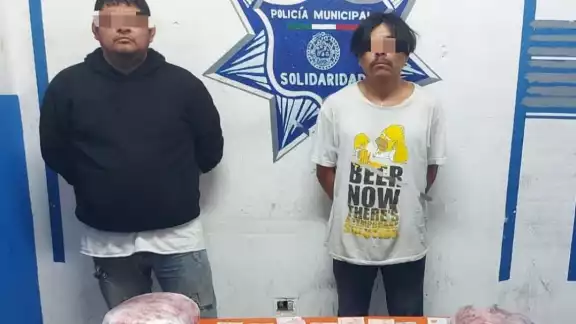 Ambos hombres fueron asegurados para ser puestos a disposición de la FGE quienes determinarán su situación legal