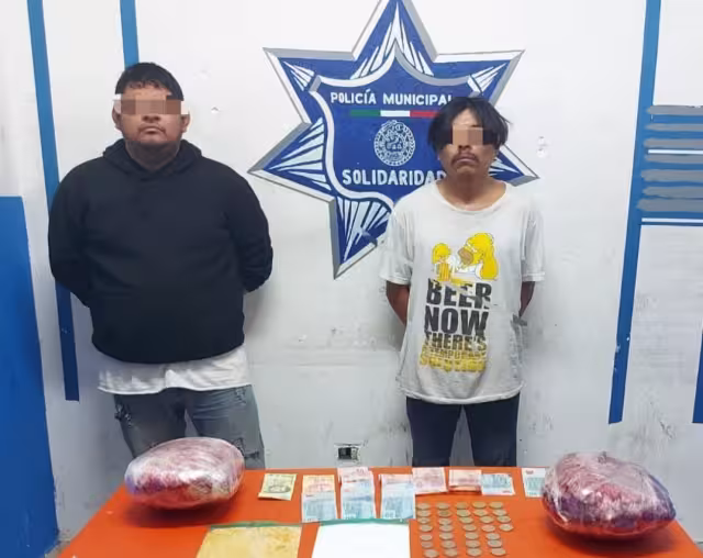 Ambos hombres fueron asegurados para ser puestos a disposición de la FGE quienes determinarán su situación legal