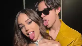 Alex Hoyer y Danna Paola asistieron juntos a los MTV Miaw este fin de semana