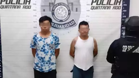 Los detenidos fueron identificados como Carlos "N" e Iván "N"