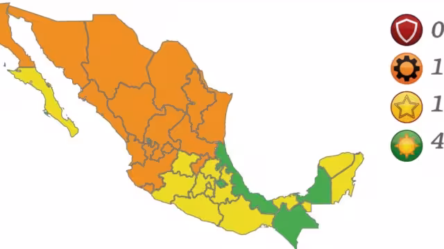 El Semáforo Epidemiológico estará vigente desde el 7 hasta el 20 de febrero. Imagen: SSa