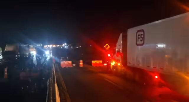 La carretera fue liberada