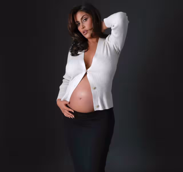 La dulce espera de su primer bebé