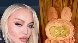 Madonna celebró su cumpleaños con fiesta al estilo Labubu 