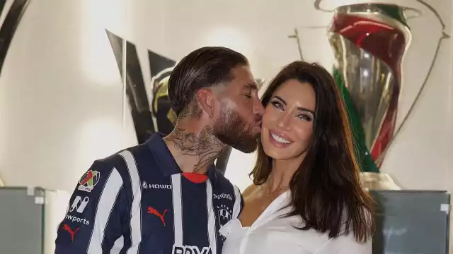 Ramos y su esposa