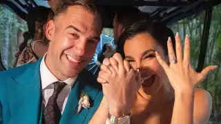 Martha Higareda y Lewis Howes celebran boda de ensueño en México