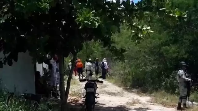 Guardia Nacional, Protección Civil y familiares se sumaron a este operativo