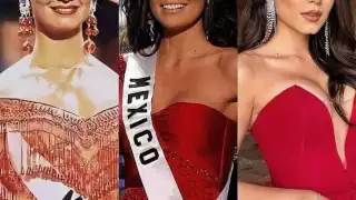 Una de las coincidencias en el reinado de las tres mexicanas que se han levantado con el cetro de Miss Universo es que todas utilizaron vestidos en color rojo