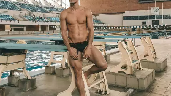 A través de su cuenta de Instagram el clavadista compartió como luce en su entrenamiento Foto: @rommel_pacheco A través de su cuenta de Instagram el clavadista compartió como luce en su entrenamiento Foto: @rommel_pacheco