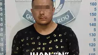 La detención se llevo a cabo sobre la Avenida Chac Mool en la Supermanzana 221 del municipio de Benito Juárez