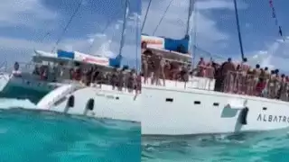 La embarcación rebasaba el límite permitido y no pidió el uso de cubrebocas