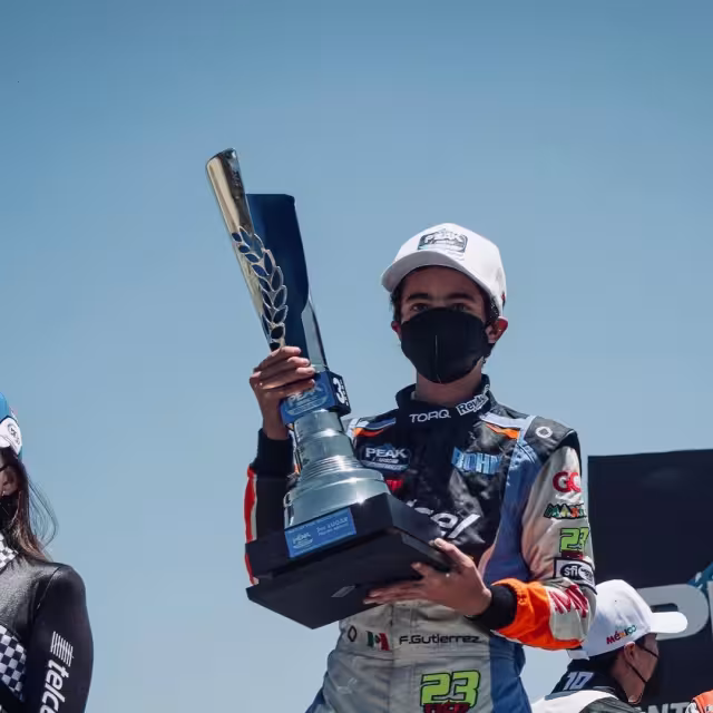 Fue el mejor piloto novato del 2022 en la Nascar México. Foto: Especial