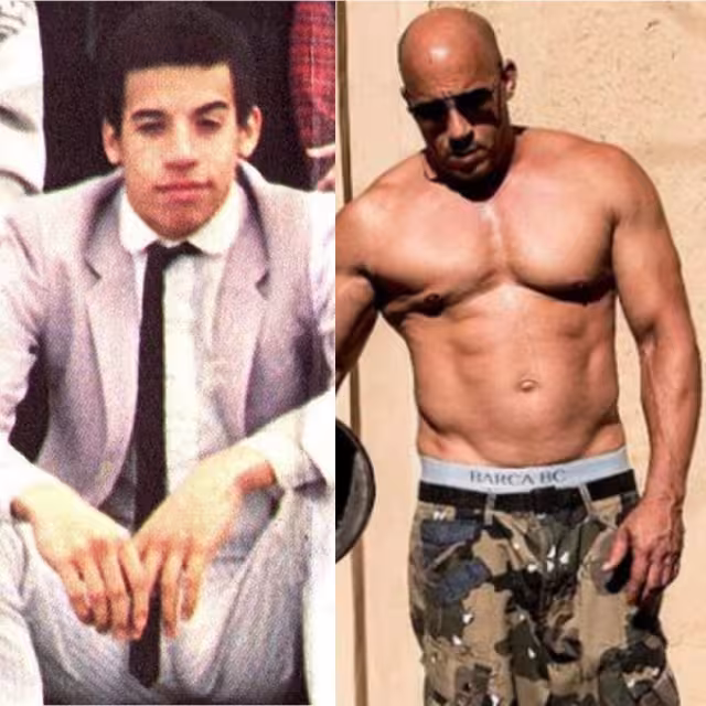 Vin Diesel, ha destacado en el cine gracias a su increíble físico, pues estamos acostumbrados a ver grandes músculos para protagonizar sus películas de acción.
