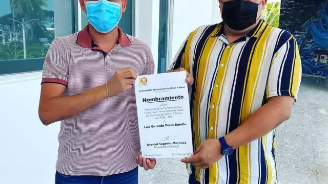 Pérez Batalla dio a conocer que el nombramiento se da gracias a la gente que lo ha apoyado