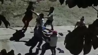 Riña familiar con machetes y palos en Playa del Carmen es denunciada en redes sociales