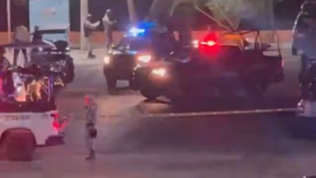 Las llamadas al 911 provocaron una fuerte movilización policiaca.