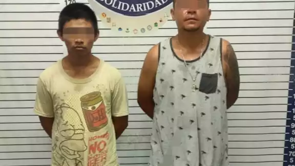 Los detenidos son Pablo "N" de 20 años de edad, procedente de Chetumal y Mateo "N" de 28 años, originario de Tabasco