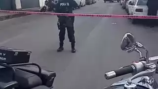 Los policías acordonaron la zona