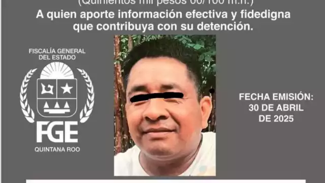 La Fiscalía ofrecía una recompensa de 500 mil pesos para localizarlo, luego de que no acudió a declarar