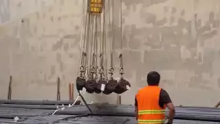 La turbina pesa más de 300 toneladas