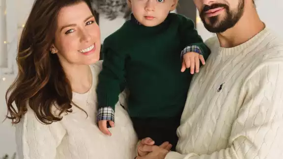 Berth y su familia. Foto: Especial