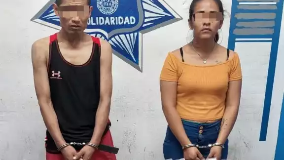 Los detenidos se identificaron como Ismael "N" de 34 años de edad y Gabriela "N" de 29 años Los detenidos se identificaron como Ismael "N" de 34 años de edad y Gabriela "N" de 29 años