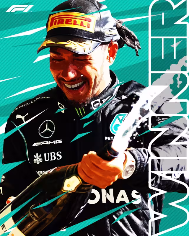 Hamilton está a ocho puntos de colocarse en arriba en la tabla de posiciones en la temporada de la Fórmula Uno