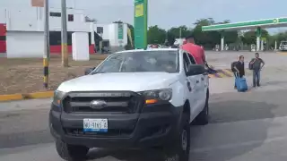 La carretera Atasta-Nuevo Progreso fue cerrada desde la noche de ayer lunes
