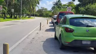 Escasez de cajones de estacionamiento, problemática para conductores de la Zona Hotelera de Cancún